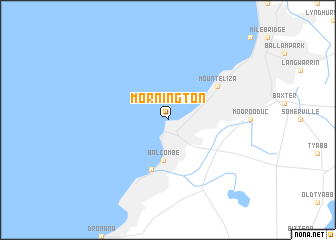 map of Mornington