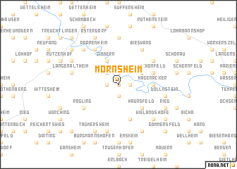 map of Mörnsheim