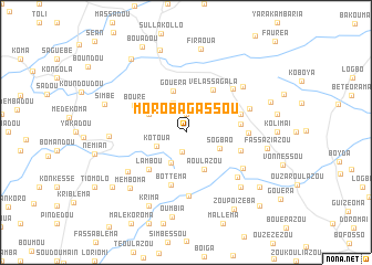 map of Morobagassou