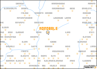 map of Moro Bale