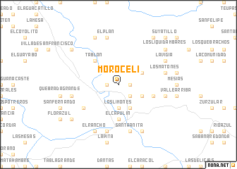 map of Morocelí