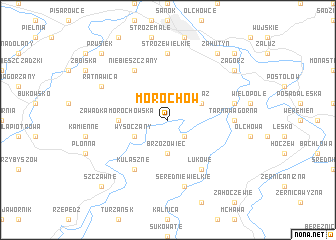 map of Morochów