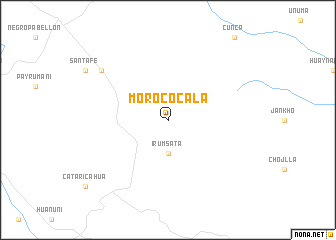 map of Morococala