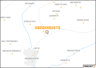 map of Morokhovets