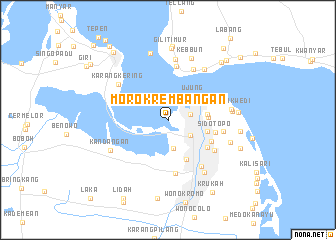 map of Morokrembangan