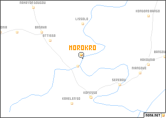 map of Morokro