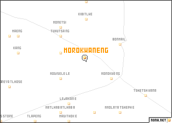 map of Morokwaneng