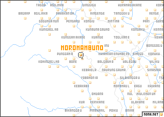 map of Moromambuno