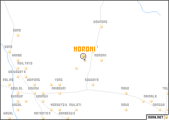 map of Morom I