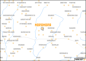 map of Moromora