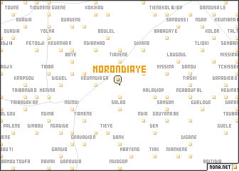 map of Moro Ndiaye