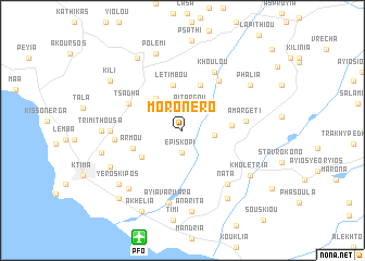 map of Moronero