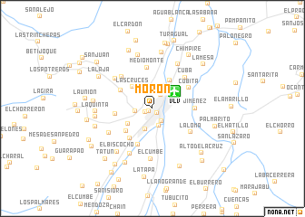 map of Morón