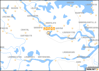 map of Morón
