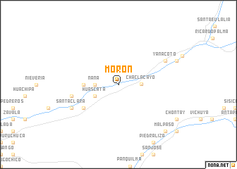 map of Morón