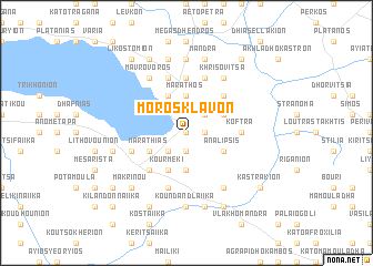 map of Morósklavon