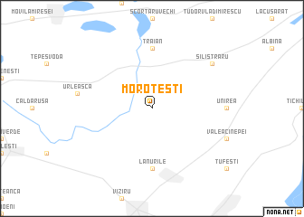 map of Moroteşti