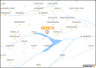 map of Morote