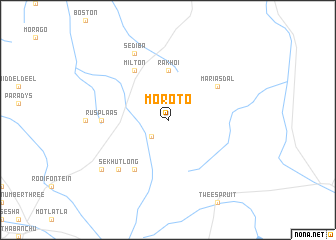 map of Moroto