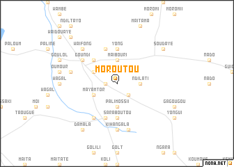 map of Moroutou