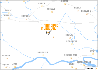 map of Morović