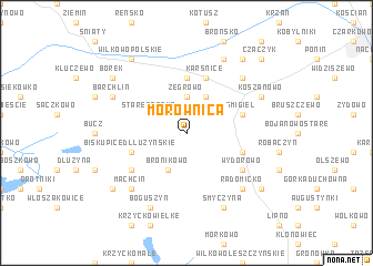 map of Morownica