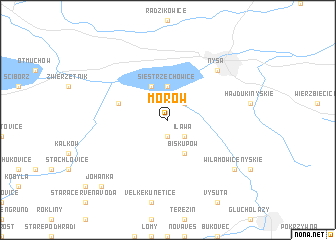 map of Morów