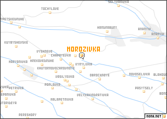 map of (( Morozivka ))