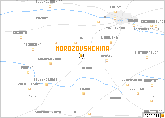 map of Morozovshchina