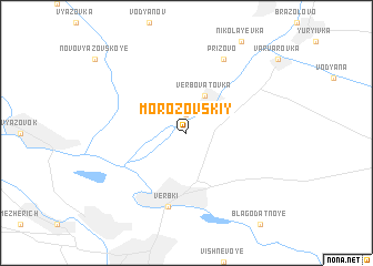 map of Morozovskiy