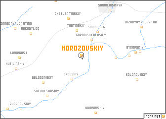 map of Morozovskiy