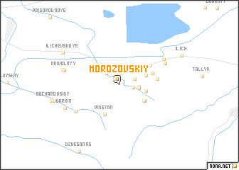 map of (( Morozovskiy ))