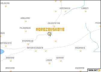 map of Morozovskoye