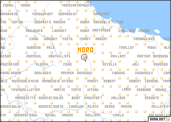 map of Moro
