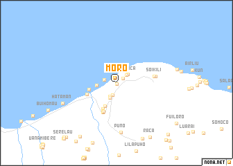 map of Moro