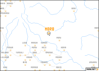 map of Moro