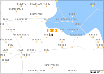 map of Moro