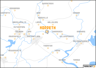 map of Morpeth