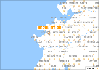 map of Morquintián