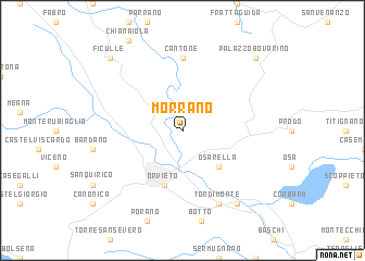 map of Morrano