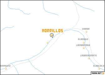 map of Morrillos
