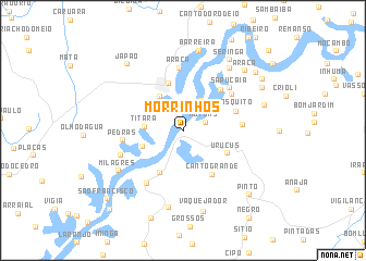 map of Morrinhos