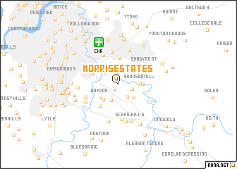 map of Morris Estates