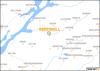 map of Morris Mill