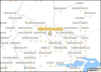 map of Morris Mwape