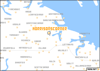 map of Morrisons Corner