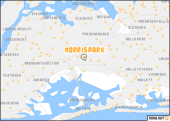 map of Morris Park
