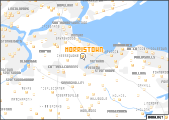 map of Morristown