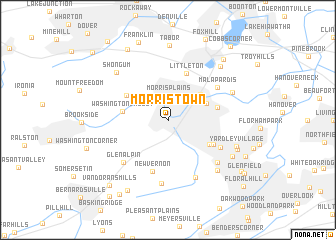 map of Morristown