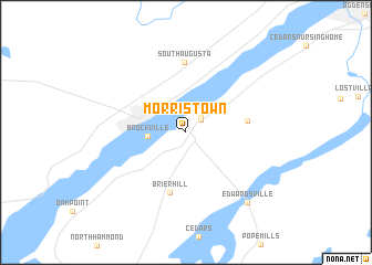 map of Morristown